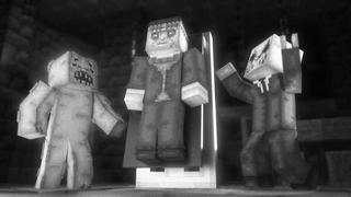 Thumbnail of the Minecraft Bedrock Marketplace product Monsters Black & White created by CubeCraft Games.