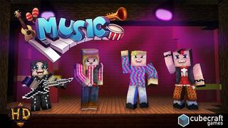 Thumbnail of the Minecraft Bedrock Marketplace product Music HD created by CubeCraft Games.