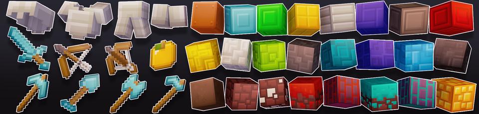Panorama of the Minecraft Bedrock Marketplace product NEAT Texture Pack created by CubeCraft Games.