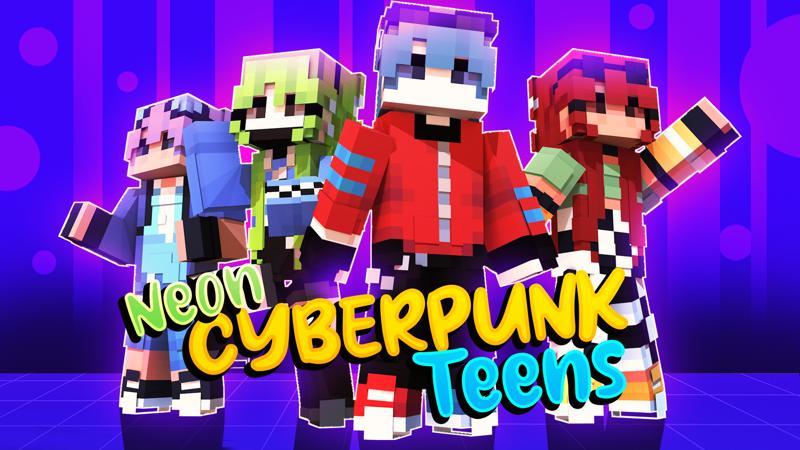 Neon Cyberpunk Teens by CubeCraft Games | CHUNK - Minecraft Bedrock ...