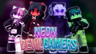 Thumbnail of the Minecraft Bedrock Marketplace product Neon Devil Gamers created by CubeCraft Games.