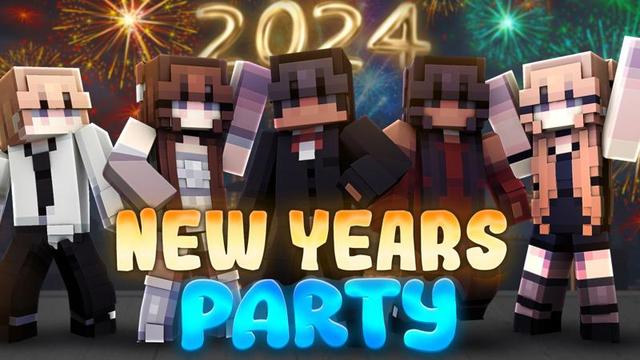 Thumbnail of the Minecraft Bedrock Marketplace product New Years Party created by CubeCraft Games.