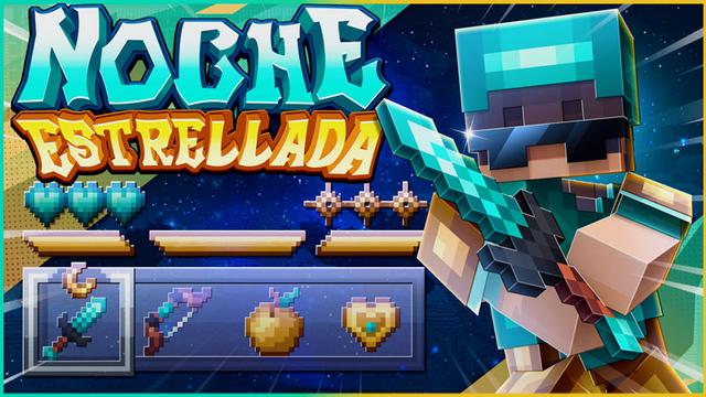 Thumbnail of the Minecraft Bedrock Marketplace product Noche Estrellada created by CubeCraft Games.