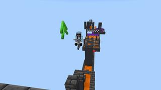 Screenshot of the Minecraft Bedrock Marketplace product Obby Bike created by CubeCraft Games.