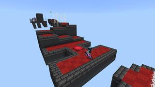 Screenshot of the Minecraft Bedrock Marketplace product Obby Bike created by CubeCraft Games.