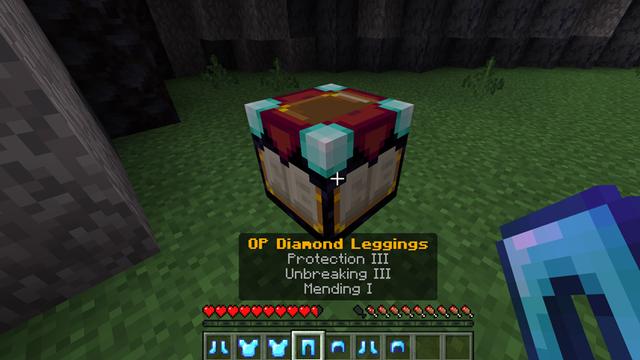 Screenshot of the Minecraft Bedrock Marketplace product OP Blocks created by CubeCraft Games.