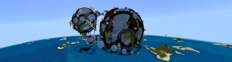 Panorama of the Minecraft Bedrock Marketplace product Orbes created by CubeCraft Games.
