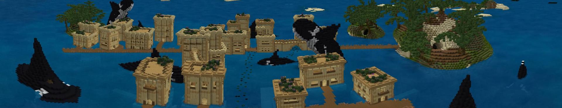 Panorama of the Minecraft Bedrock Marketplace product Orca created by CubeCraft Games.