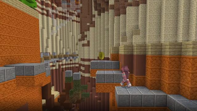 Screenshot of the Minecraft Bedrock Marketplace product Parkour Evolved created by CubeCraft Games.
