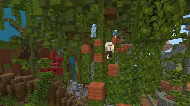 Screenshot of the Minecraft Bedrock Marketplace product Parkour Evolved created by CubeCraft Games.