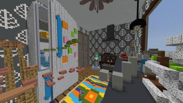 Screenshot of the Minecraft Bedrock Marketplace product Parkour: Levels created by CubeCraft Games.