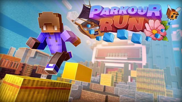 Thumbnail of the Minecraft Bedrock Marketplace product Parkour Run created by CubeCraft Games.