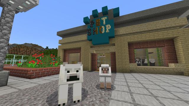 Screenshot of the Minecraft Bedrock Marketplace product Pet Mobs created by CubeCraft Games.