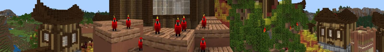 Panorama of the Minecraft Bedrock Marketplace product Phoenix Curse created by CubeCraft Games.