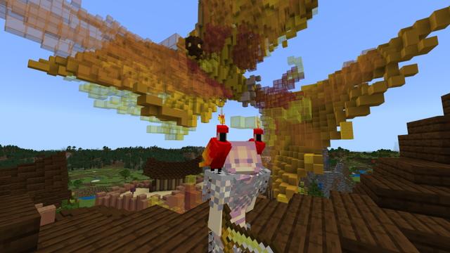 Screenshot of the Minecraft Bedrock Marketplace product Phoenix Curse created by CubeCraft Games.