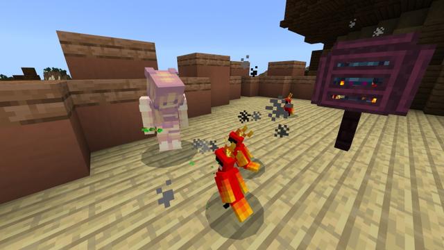 Screenshot of the Minecraft Bedrock Marketplace product Phoenix Curse created by CubeCraft Games.