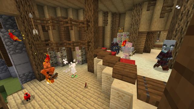Screenshot of the Minecraft Bedrock Marketplace product Phoenix Curse created by CubeCraft Games.