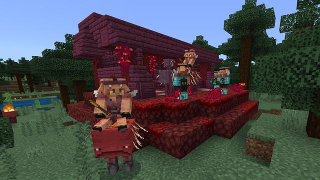 Screenshot of the Minecraft Bedrock Marketplace product Piglin Apocalypse created by CubeCraft Games.