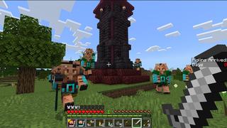 Screenshot of the Minecraft Bedrock Marketplace product Piglin Apocalypse created by CubeCraft Games.