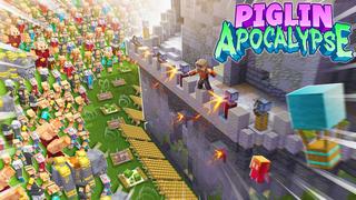 Thumbnail of the Minecraft Bedrock Marketplace product Piglin Apocalypse created by CubeCraft Games.