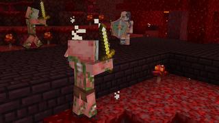 Screenshot of the Minecraft Bedrock Marketplace product Pink Weapons created by CubeCraft Games.