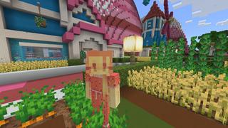 Screenshot of the Minecraft Bedrock Marketplace product Pink World created by CubeCraft Games.