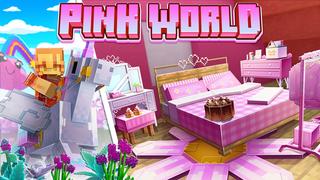 Thumbnail of the Minecraft Bedrock Marketplace product Pink World created by CubeCraft Games.