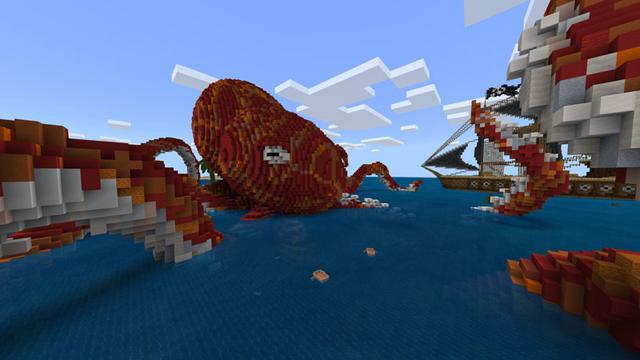 Screenshot of the Minecraft Bedrock Marketplace product Pirate Cove created by CubeCraft Games.