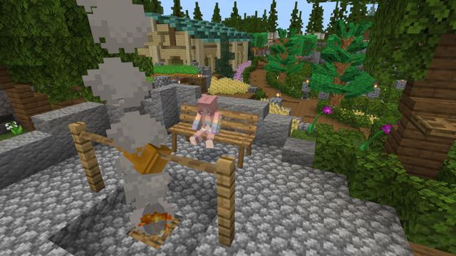 Screenshot of the Minecraft Bedrock Marketplace product Plants created by CubeCraft Games.
