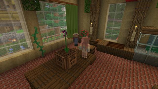 Screenshot of the Minecraft Bedrock Marketplace product Plants created by CubeCraft Games.