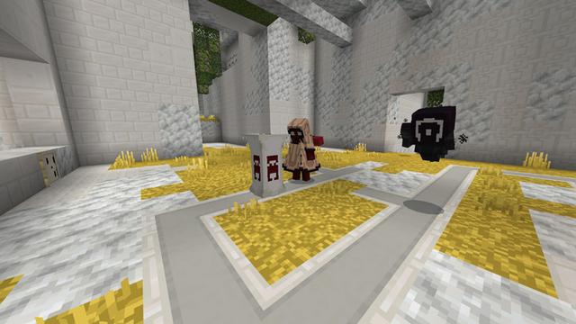 Screenshot of the Minecraft Bedrock Marketplace product Portal Puzzle created by CubeCraft Games.