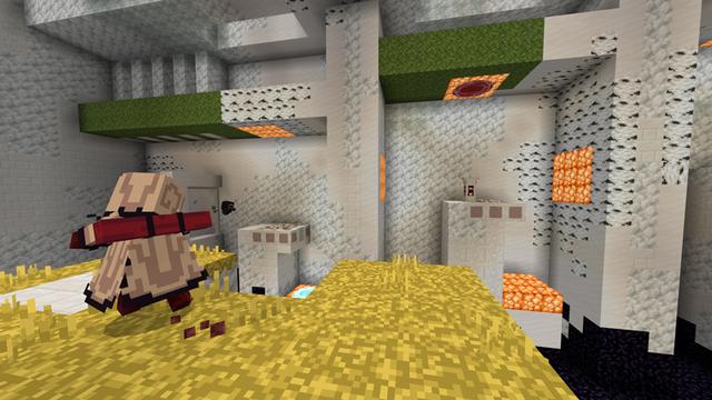 Screenshot of the Minecraft Bedrock Marketplace product Portal Puzzle created by CubeCraft Games.