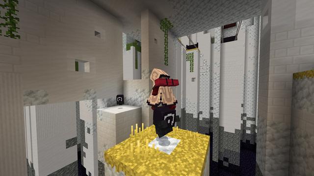 Screenshot of the Minecraft Bedrock Marketplace product Portal Puzzle created by CubeCraft Games.