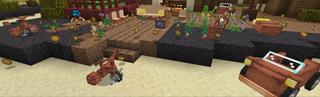 Panorama of the Minecraft Bedrock Marketplace product Potatoes created by CubeCraft Games.