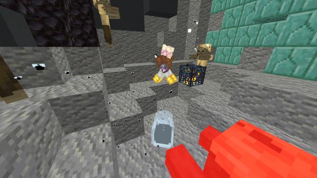 Screenshot of the Minecraft Bedrock Marketplace product Potions Plus created by CubeCraft Games.