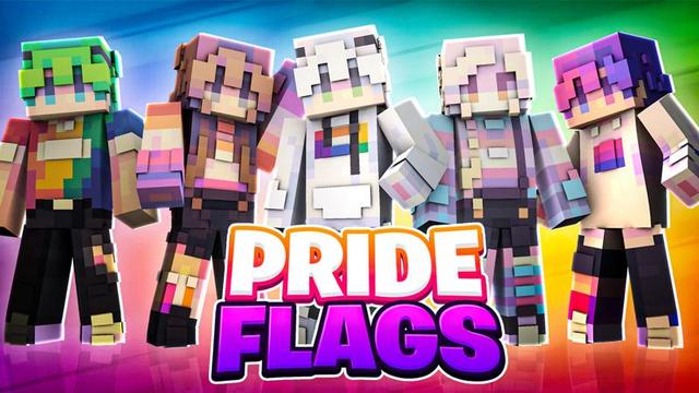 Thumbnail of the Minecraft Bedrock Marketplace product Pride Flags created by CubeCraft Games.