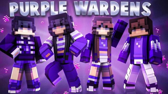 Thumbnail of the Minecraft Bedrock Marketplace product Purple Wardens created by CubeCraft Games.