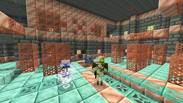 Screenshot of the Minecraft Bedrock Marketplace product Rainbow Eclipse PvP Pack created by CubeCraft Games.
