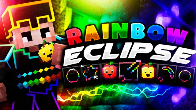 Thumbnail of the Minecraft Bedrock Marketplace product Rainbow Eclipse PvP Pack created by CubeCraft Games.