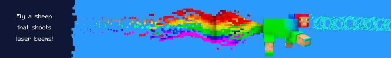 Panorama of the Minecraft Bedrock Marketplace product Rainbow World created by CubeCraft Games.