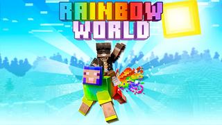 Thumbnail of the Minecraft Bedrock Marketplace product Rainbow World created by CubeCraft Games.