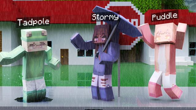 Thumbnail of the Minecraft Bedrock Marketplace product Rainy Days created by CubeCraft Games.