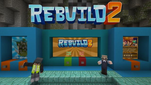Screenshot of the Minecraft Bedrock Marketplace product Rebuild 2 created by CubeCraft Games.
