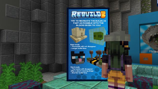 Screenshot of the Minecraft Bedrock Marketplace product Rebuild 2 created by CubeCraft Games.
