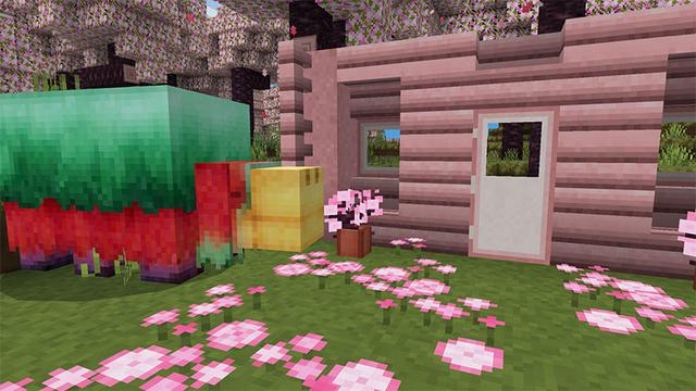 Screenshot of the Minecraft Bedrock Marketplace product Rose 16x PvP Pack created by CubeCraft Games.