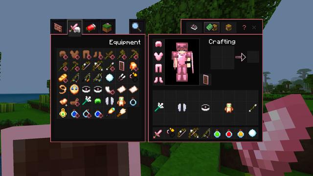 Screenshot of the Minecraft Bedrock Marketplace product Rose 16x PvP Pack created by CubeCraft Games.