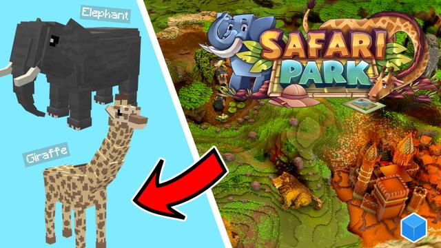 Thumbnail of the Minecraft Bedrock Marketplace product Safari Park created by CubeCraft Games.