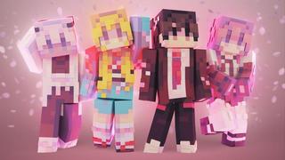 Thumbnail of the Minecraft Bedrock Marketplace product Sakura Teens created by CubeCraft Games.