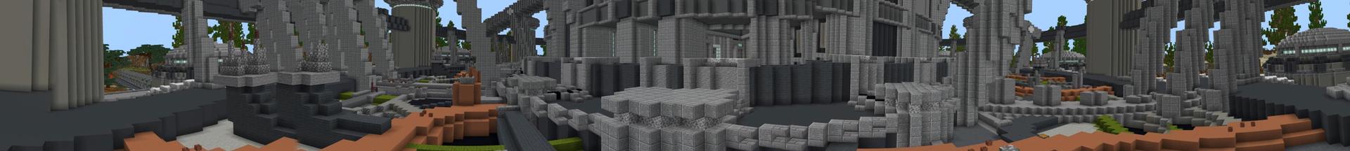 Panorama of the Minecraft Bedrock Marketplace product Science Facility created by CubeCraft Games.