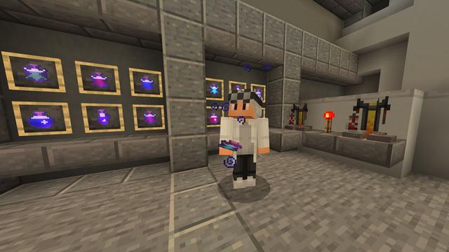 Screenshot of the Minecraft Bedrock Marketplace product Science Facility created by CubeCraft Games.